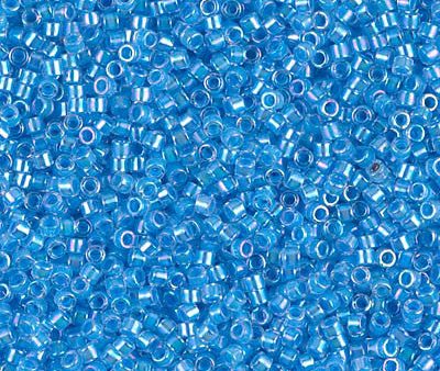 Miyuki Delica Bead 11 0 - DB0076 - Light Blue Lined Crystal AB Cheap