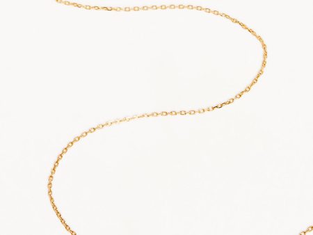 14k Solid Gold 18  Signature Chain Necklace Discount