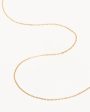 14k Solid Gold 18  Signature Chain Necklace Discount