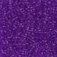 Miyuki Delica Bead 11 0 - DB1315 - Dyed Transparent Red Violet Hot on Sale