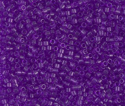 Miyuki Delica Bead 11 0 - DB1315 - Dyed Transparent Red Violet Hot on Sale