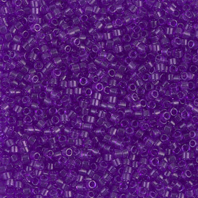 Miyuki Delica Bead 11 0 - DB1315 - Dyed Transparent Red Violet Hot on Sale