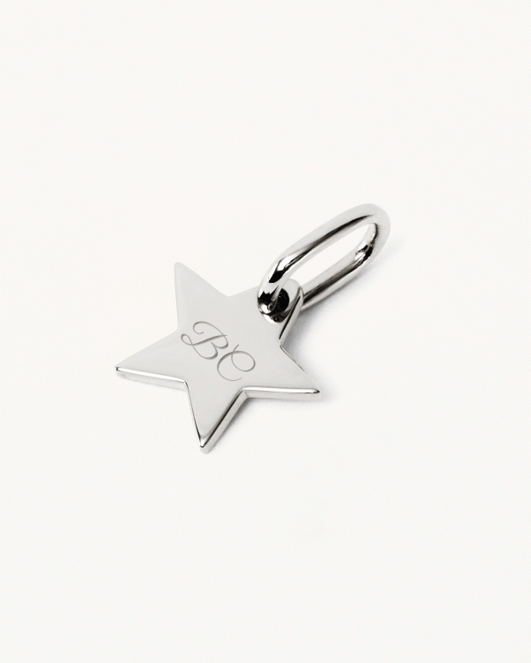 Sterling Silver Engravable Star Pendant Online Hot Sale