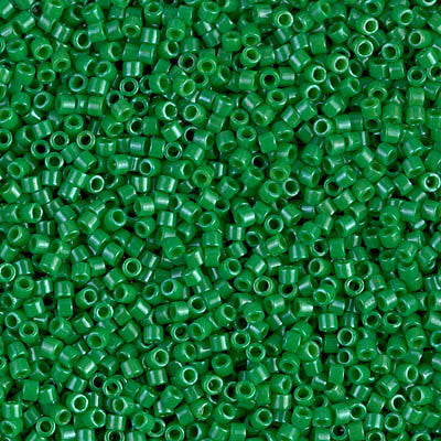 Miyuki Delica Bead 11 0 - DB0655 - Dyed Opaque Kelly Green Online Hot Sale