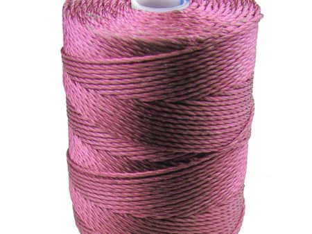 C-LON Bead Cord, Cerise - 0.5mm, 92 Yard Spool Discount