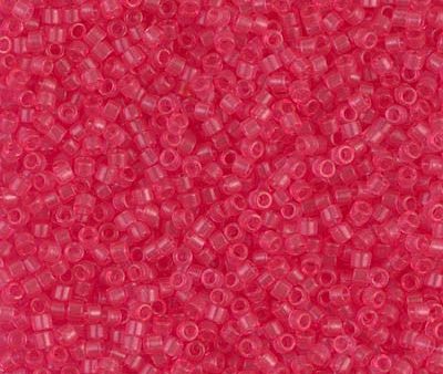 Miyuki Delica Bead 11 0 - DB1308 - Dyed Transparent Bubble Gum Pink Cheap