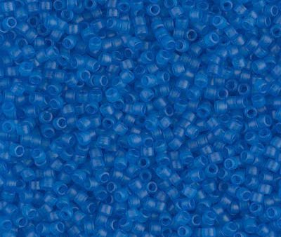 Miyuki Delica Bead 11 0 - DB0787 - Dyed Semi-Frosted Transparent Capri Blue Cheap