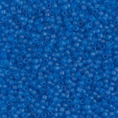 Miyuki Delica Bead 11 0 - DB0787 - Dyed Semi-Frosted Transparent Capri Blue Cheap