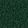 Miyuki Delica Bead 11 0 - DB0767 - Matte Transparent Dark Emerald on Sale