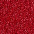 Miyuki Delica Bead 11 0 - DB0791 - Dyed Semi-Frosted Opaque Bright Red Cheap