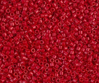 Miyuki Delica Bead 11 0 - DB0791 - Dyed Semi-Frosted Opaque Bright Red Cheap