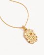 18k Gold Vermeil Love Necklace Hot on Sale