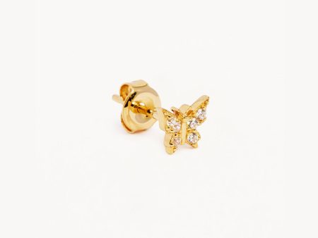 14k Solid Gold Fly With Me Earring Supply