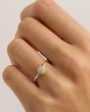 14k Solid Gold Ocean Mist Diamond Ring Online Sale