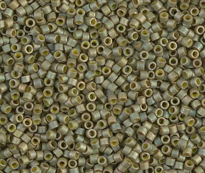 Miyuki Delica Bead 11 0 - DB0372 - Matte Opaque Light Olive Luster Supply