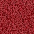 Miyuki Delica Bead 11 0 - DB0796 - Dyed Semi-Frosted Opaque Red Online Sale