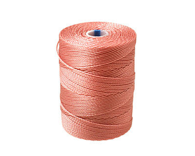 C-Lon Fine Weight Bead Cord, Rose - 0.4mm, 136 Yard Spool Online now