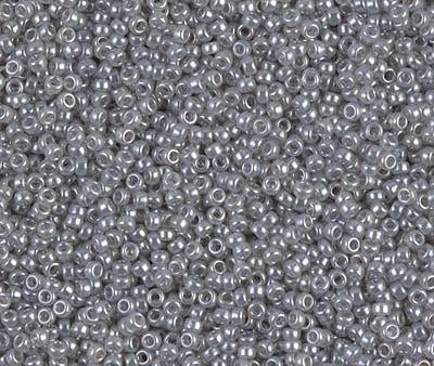 Miyuki 15 0 Round Seed Bead, 15-526, Silver Gray Ceylon Online Hot Sale