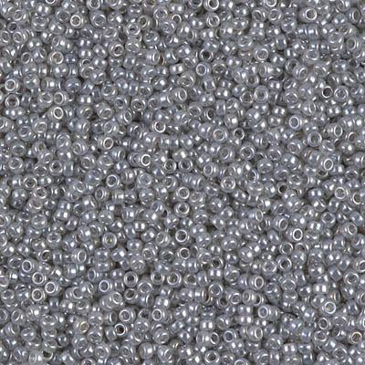 Miyuki 15 0 Round Seed Bead, 15-526, Silver Gray Ceylon Online Hot Sale