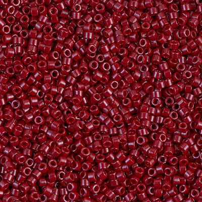 Miyuki Delica Bead 11 0 - DB0654 - Dyed Opaque Maroon Hot on Sale