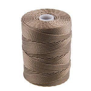 C-LON Bead Cord, Antique Brown - 0.5mm, 92 Yard Spool Discount