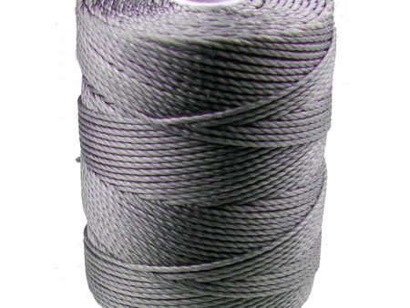 C-LON Bead Cord, Gunmetal - 0.5mm, 92 Yard Spool Discount