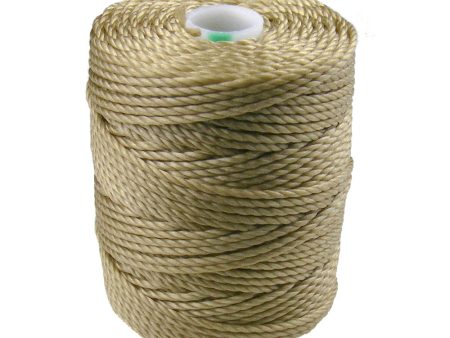 C-Lon Tex 400 Heavy Weight Bead Cord, Flax - 1.0mm, 36 Yard Spool For Discount