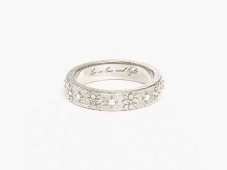 Sterling Silver Live in Grace Ring Sale