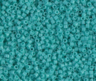 Miyuki Delica Bead 11 0 - DB0729 - Opaque Turquoise Green Hot on Sale