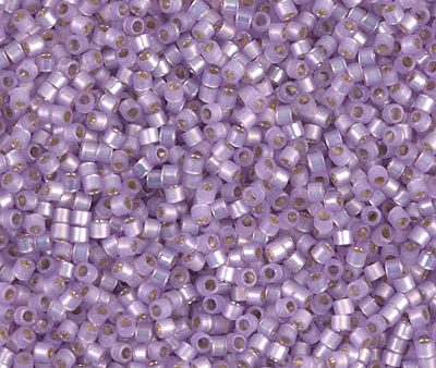 Miyuki Delica Bead 11 0 - DB0629 - Dyed Lilac Silver Lined Alabaster For Cheap