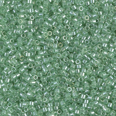 Miyuki Delica Bead 11 0 - DB1483 - Transparent Mint Luster For Discount