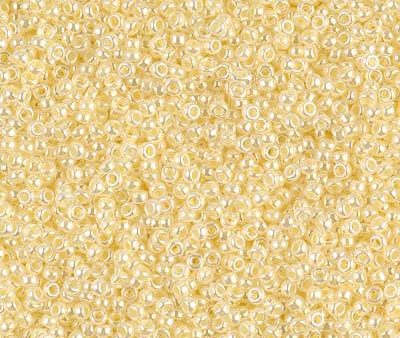 Miyuki 15 0 Round Seed Bead, 15-527, Butter Cream Ceylon Hot on Sale