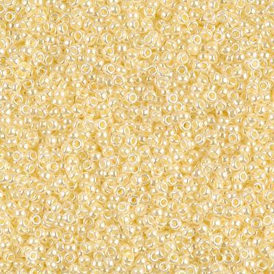 Miyuki 15 0 Round Seed Bead, 15-527, Butter Cream Ceylon Hot on Sale