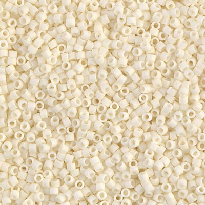 Miyuki Delica Bead 11 0 - DB0352 - Matte Opaque Cream Fashion