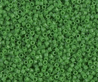 Miyuki Delica Bead 11 0 - DB0724 - Opaque Green For Sale