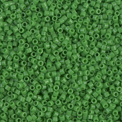 Miyuki Delica Bead 11 0 - DB0724 - Opaque Green For Sale