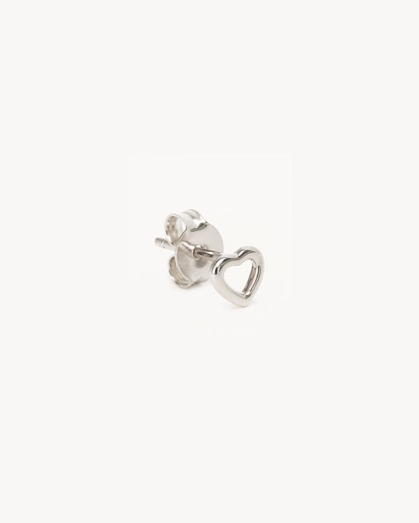 Sterling Silver Pure Love Stud Earring Cheap