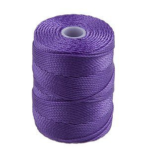 C-LON Bead Cord, Amethyst - 0.5mm, 92 Yard Spool Online Sale