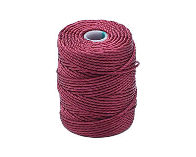 C-Lon Tex 400 Heavy Weight Bead Cord, Wine - 1.0mm, 36 Yard Spool Discount