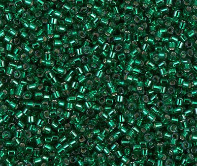 Miyuki Delica Bead 11 0 - DB0605 - Dyed Silver Lined Emerald For Sale