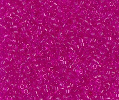 Miyuki Delica Bead 11 0 - DB1310 - Dyed Transparent Fuchsia Hot on Sale