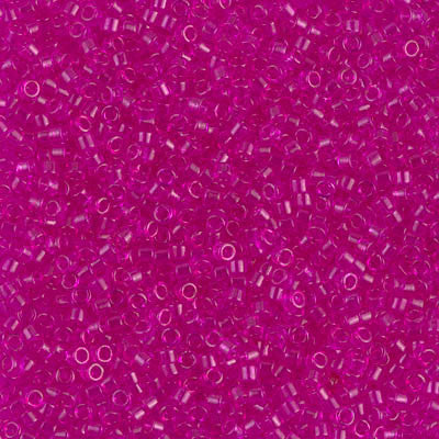 Miyuki Delica Bead 11 0 - DB1310 - Dyed Transparent Fuchsia Hot on Sale