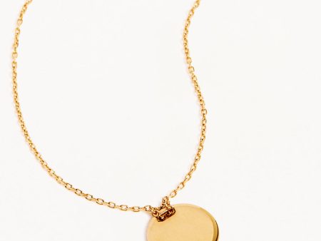 14k Solid Gold Forever And Always Engravable Small Necklace For Sale