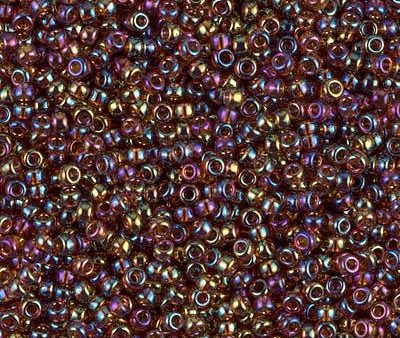 Miyuki 11 Round Seed Bead, 11-257, Transparent Topaz AB For Cheap