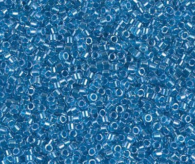 Miyuki Delica Bead 11 0 - DB0905 - Sparkling Blue Lined Crystal For Cheap