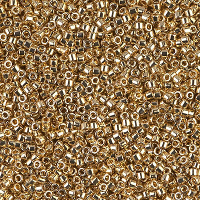 Miyuki Delica Bead 11 0 - DB0034 - 24kt Gold Light Plated Cheap