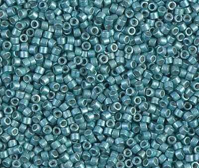 Miyuki Delica Bead 11 0 - DB1183 - Galvanized Semi-Frosted Dark Aqua on Sale