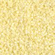 Miyuki Delica Bead 11 0 - DB1501 - Opaque Pale Yellow AB Fashion