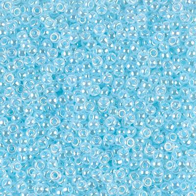 Miyuki 11 Round Seed Bead, 11-522, Light Aqua Ceylon Online