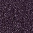 Miyuki Delica Bead 11 0 - DB0782 - Dyed Semi-Frosted Transparent Plum For Discount